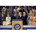 thumbnail image 1 of 24x36 gallery poster, Ronald Reagan and President Gerald Ford 1976 Republican National Convention, 1 of 1