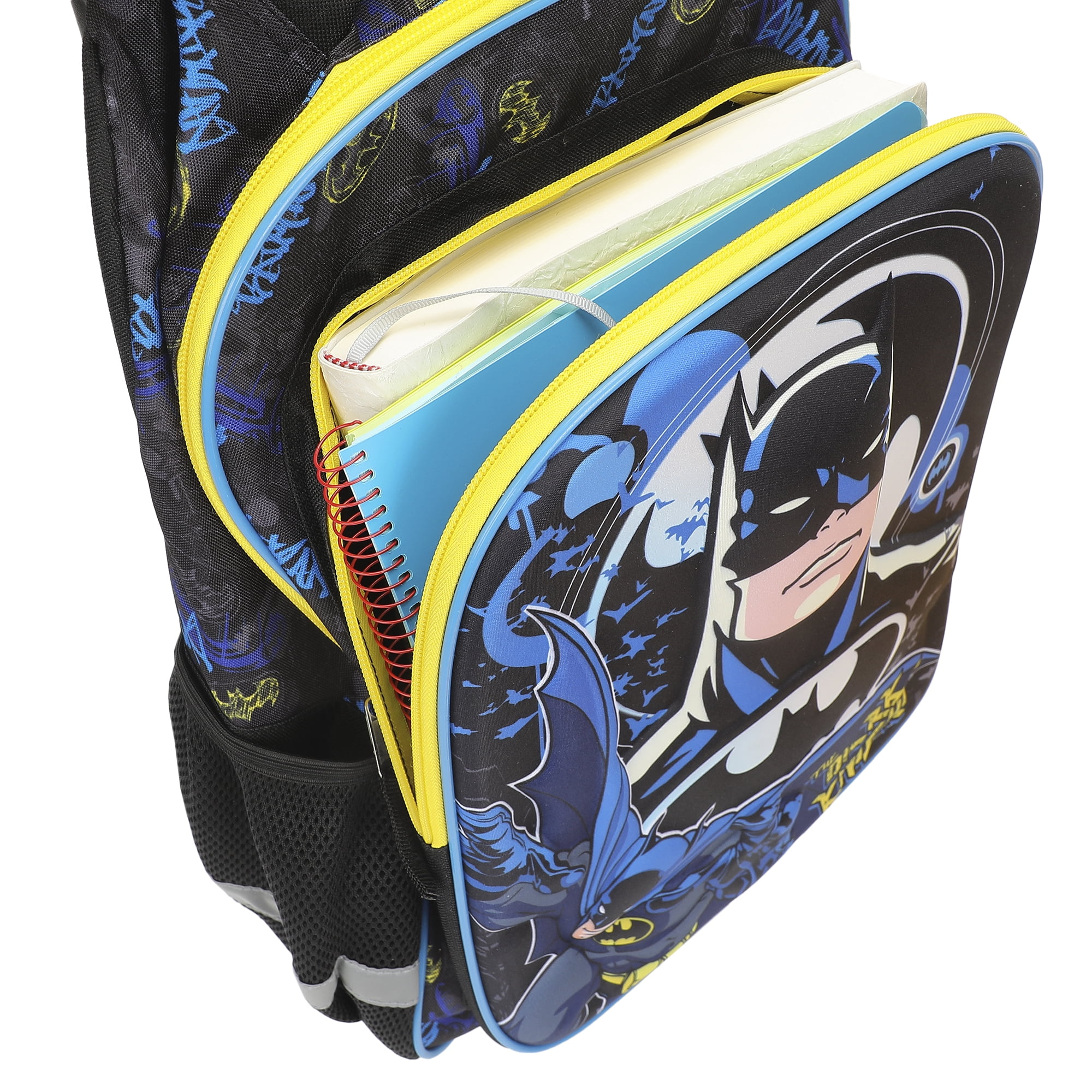 Batman Hero Surrounded By Bats 16" Rolling Travel Backpack