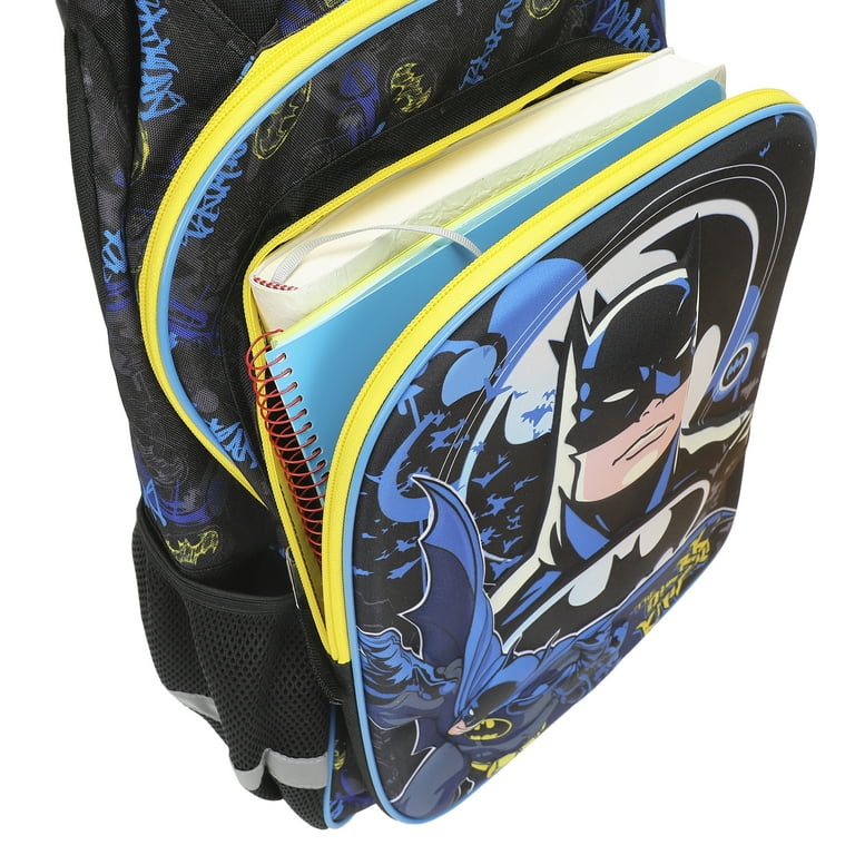 Batman Hero Surrounded By Bats 16" Rolling Travel Backpack
