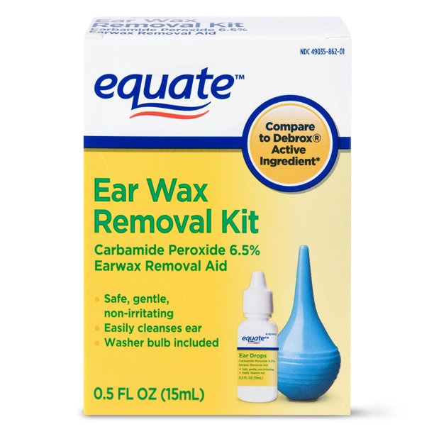 Equate Ear Wax Removal Kit 0 5 Fl Oz Walmart Com Walmart Com