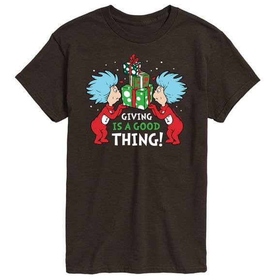 Cat in the Hat - Giving Is A Good Thing - Men's Short Sleeve Graphic T-Shirt