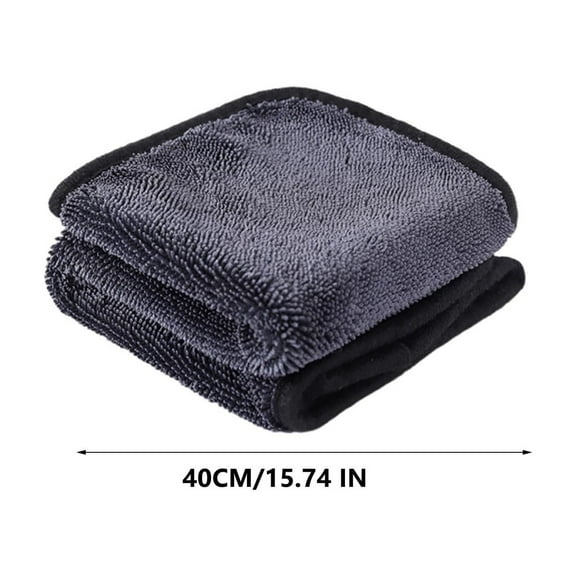 Orangide Drying Towel, 2 PCS 16x16 In Car Wash Towel, Microfiber with Strong Water Absorption, Thickened Lint-Free for Wiping and Polishing
