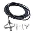 thumbnail image 3 of Limpiador de desagües de serpiente, herramienta de limpieza de metal, serpiente de plomería, removedor de obstrucciones, herramienta de eliminación de 4 metros, 3 of 8