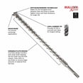 thumbnail image 3 of Bosch Bulldog Xtreme Rotary Hammer Drill Bit, SDS-Plus, Carbide, 5/16 x 10 x 12-In., 3 of 7