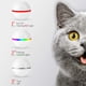 thumbnail image 2 of Juguete interactivo para gatos, pelota rosa con luces, pelota de 4.ª generación para gatitos y cachorros, rotación automática de 360 grados., 2 of 5