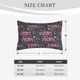 thumbnail image 6 of Fotbe Lovely Mom Ever Pillow Cases - Envelope Closure - Luxury, Extra Soft, Cooling Pillow Covers - Wrinkle, Fade, Stain Resistant-16"x24", 6 of 9