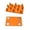 Orange, variant on Slow Feed Bowl Insert 13 Pillar Design Non Jamming Base Compatible with Petlibro Rfid Feeder for Cats Dogs