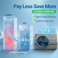 thumbnail image 4 of Varpoolfaye Inverter Swimming Pool Heat Pump - 120,000 BTU - for 33000 Gallon Above and In Ground Pools and Spas - High Efficiency, All Electric Heater - No Natural Gas or Propane Needed, 4 of 10
