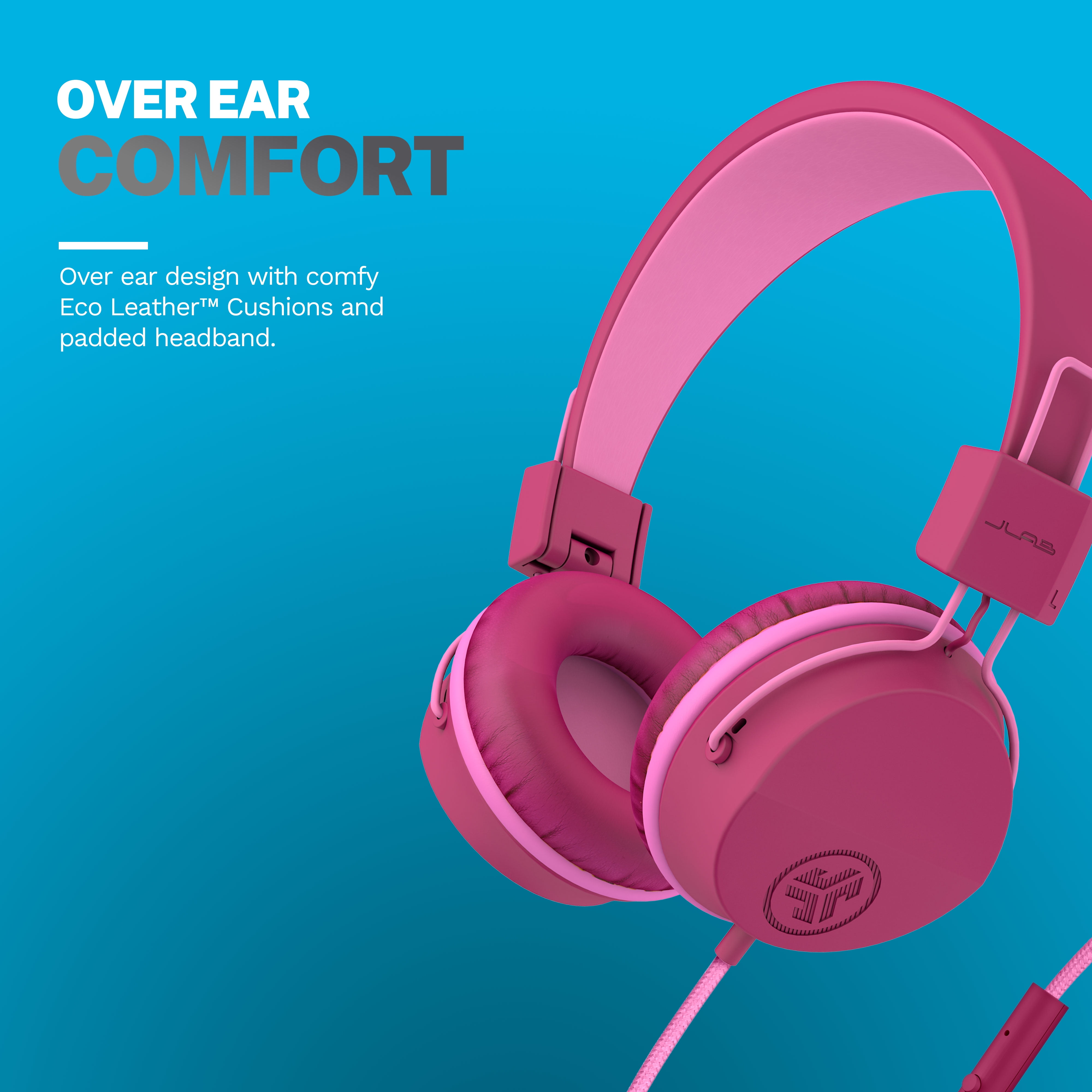 JBuddies Studio Wired Headphones for Kids – Volume Limited, Foldable Design
