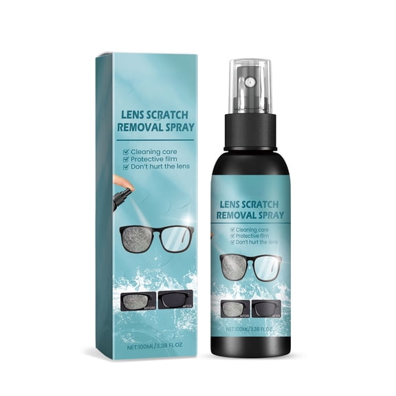 Alvantor Eyeglass Lens Scratch Remover and Cleaner Spray, 3.38 fl. oz
