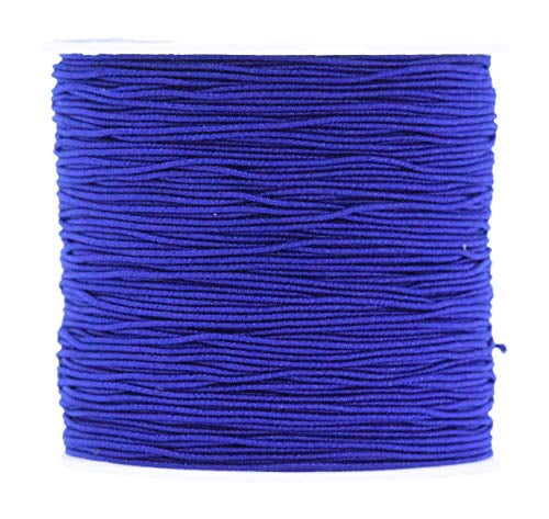 Shirring Elastic Thread for Sewing Thin Fine Elastic Sewing Thread for Sewing Machine Knitting by Mandala Crafts 0.6mm 87 Yards Gray 