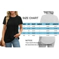 thumbnail image 5 of MOSHU 3 Pack T-Shirts for Women Short Sleeve Summer Womens Tops Casual Curved Hem Shirts Beach Outfits, 5 of 9