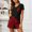 Wine women two piece sets summer a1, variant on BRELIL Women Two Piece Sets Summer V Neck Short Sleeve Tshirt Elastic Waisted Shorts Plaid Matching Lounge Set Casual Home Wear Pajama Soft Outfits Travel Tracksuit, Sky Blue L