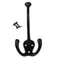 thumbnail image 2 of GlideRite 4-1/2 in. Large Tri Wall Coat Hooks, Matte Black, Pack of 25, 2 of 3