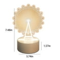 thumbnail image 3 of 7 Color LED Night Light for Kids with USB or 3 AAA Battery Power 20 cm Plastic Shade Room Decoration Gift, 3 of 5