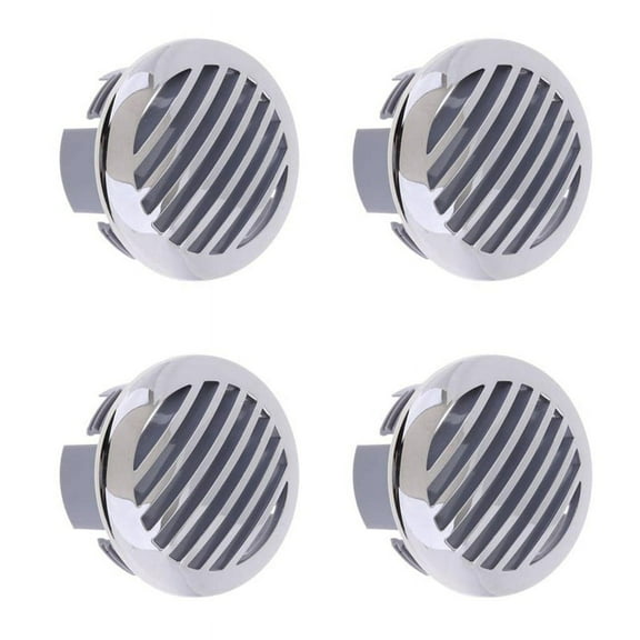 Rollbacks & More 4 Pcs 3in/76mm Marine Grade 316 Stainless Grill Vent Cover,Airflow Cover for RV, Boats, Yachts