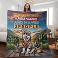thumbnail image 2 of I Like Fishing, and My Alaskan Malamute, and Maybe 3 People. Happy Father's Day Quilt Blanket Alaska Mal Dog Lovers Gifts Cozy Comforter Throw Blanket - 00004, 2 of 5