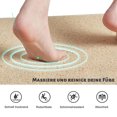 thumbnail image 3 of Alfombra de ducha antideslizante, suave y cómoda alfombra de baño de seguridad con orificios de drenaje, alfombras de ducha de masaje de esponja de PVC para zonas húmedas, de secado rápido, gris, 53x, 3 of 8