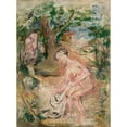 thumbnail image 3 of Tadeusz Makowski 11x14 Black Modern Framed Museum Art Print Titled - In a Bath (1907), 3 of 5