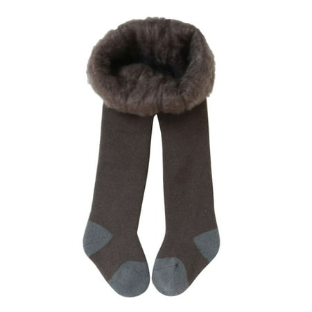 

QIPOPIQ Girls Clothes Clearance Winter Baby Kids Girls Thickened Lined warmth Fleece Long Pants Leggings