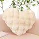 thumbnail image 2 of Almohada decorativa en forma de corazón - Cojín suave de terciopelo rosa para sofá y salón - 19,68x17,71 pulgadas, blanco/verde/rosa, 2 of 7