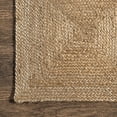 thumbnail image 2 of nuLOOM Sunita Casual Geometric Jute Area Rug, 5' x 8', Natural, 2 of 9