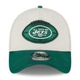 thumbnail image 2 of Men's New Era Stone/Green New York Jets 2024 Sideline Historic 39THIRTY Flex Hat, 2 of 6