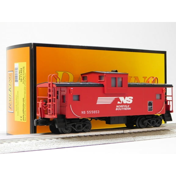 MTH RAILKING NORFOLK SOUTHERN NS EXTENDED VISION CABOOSE O GAUGE 30-77404