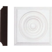 Angle View: 1-1/8X4-1/2 MDF ROSETTE