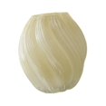 thumbnail image 2 of Florero con diseño en espiral, florero de cristal, organizador de maceta, estantería de cristal, decoración, arreglos florales, maceta de plantas de amarillo claro, 2 of 8