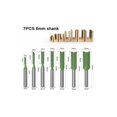 thumbnail image 2 of piezas de broca de enrutador recto de vástago de 6 mm, broca de enrutador recto, para herramienta de carpintería de carburo de tungsteno de madera, enrutador de madera de flauta doble recta única, 3 mm 4 mm 5 mm 6 mm 8 mm 10 mm 12 mm esquí esquí Gafas de esquí, 2 of 5