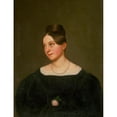 thumbnail image 3 of Jozef Czauczik 19x24 Black Modern Framed Museum Art Print Titled - Portrait of a Young Lady (1840), 3 of 5