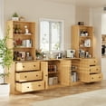 thumbnail image 5 of RichYa 4Pcs Kitchen Pantry Storage Cabinet Set,Modular Furniture Cabinets with Drawers,Hutch Buffet Cabinet with Doors for Dining Room,Wood, 5 of 10