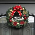 thumbnail image 4 of Guirnalda navideña de 30cm para puerta de Navidad, adornos colgantes, decoración de Feliz Navidad para el hogar, colgante de puerta de Año Nuevo, 2023, 4 of 4