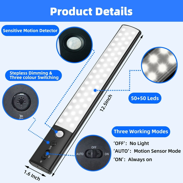 Motion sensor cabinet lights outlet