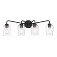 thumbnail image 4 of 56104-FB Craftmade Lighting Shayna - 4 Light Bath Vanity In Transitional Style-10.75 Inches Tall and 30.88 Inche Wide-Flat Black Finish, 4 of 12