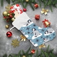 thumbnail image 6 of Coolnut Penguins and Snowflakes Christmas Stockings 17.7 Inch Gift Holders for Party Holiday Decorations Ornaments (1 Pack) Decor Gifts, 6 of 7