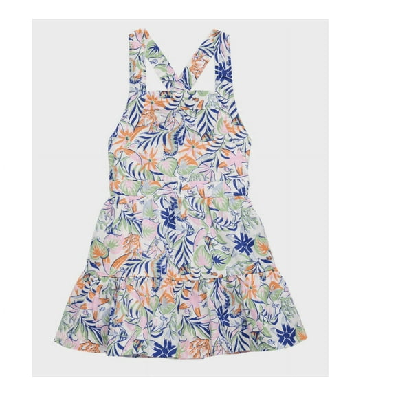 Polo Ralph Lauren Toddler and Little Girls Tropical-Print Linen-Cotton Dress - Sea Creature Tropical