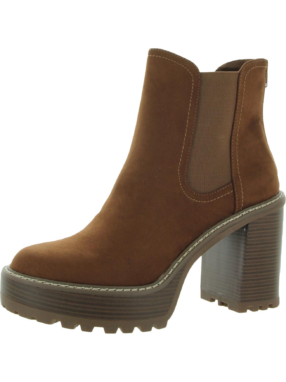 Madden Girl Womens Kamora Faux Suede Ankle Platform Boots - Walmart.com