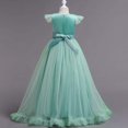 thumbnail image 3 of Vestido IBTOM CASTLE Flower Girls verde turquesa de 9 a 10 años, 3 of 4