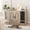 Light gray, variant on Cat Litter Box Enclosure,Hidden Litter Box Furniture with Divider,Indoor Cat House,Wooden Cat Washroom Storage Cabinet Bench, Side End Table Nightstand, 33.07"L × 23.62"W × 23.92"H White