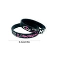 thumbnail image 3 of Día de Concienciación Sobre Enfermedades Mamarias Pulsera de Silicona Cinta Rosa Pulsera de Prevención de Concienciación Sobre Enfermedades Mamarias Pulsera de Cuidado para la Promoción de la Salud De, 3 of 6