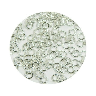 50/100pcs/lot 4-12mm Stainless Steel Open Double Jump Rings for Key Double Split Rings Connectors DIY Craft Jewelry Making (Color : Steel 100pcs, Size