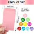 thumbnail image 2 of 200 Pcs Coin Envelopes, 2.36x3.9inch Mini Envelopes, Cash Envelopes, Small Envelopes, Seed Envelopes, Kraft Paper Envelopes for Packing or Storing Small Items, Coin, Wages, Seeds (Color), 2 of 7