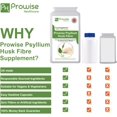 thumbnail image 3 of Psyllium Husks 1500mg x 90 Capsules - Natural Dietary Fibre for Colon Cleansing & Bowel Health - UK Manufactured | GMP Standards by Prowise Healthcare, 3 of 6