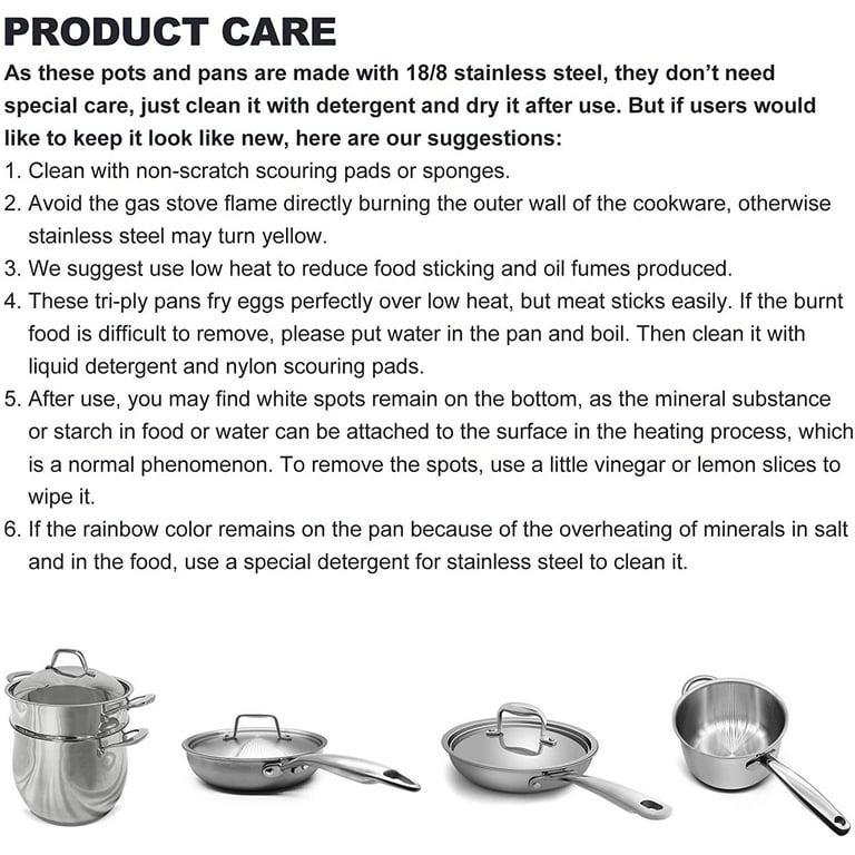Small Saucepan, Stainless Steel Pot With Glass Lid, 18/8 Food Grade St –  MéMéCOOK