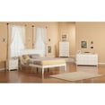 thumbnail image 6 of Mediterranean Mingle Platform Bed with Open Footboard, Solid Hardwood, Turbo Charger, Sturdy Build with Classic Finish, 6 of 6