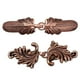 thumbnail image 2 of 2 piezas de clips para capa, cierre de metal, accesorios de ropa, diseño vintage Cobre antiguo, 2 of 9