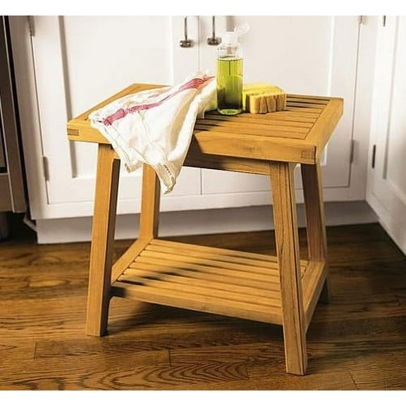 Wholesale Teak Indoor Stool, Brown