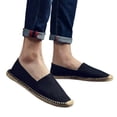 thumbnail image 3 of Men's Breathable Solid Color Korean Version Trendy Casual Comfortable Lightweight Linen Sole Sneakers Zapato De Hombre, 3 of 8